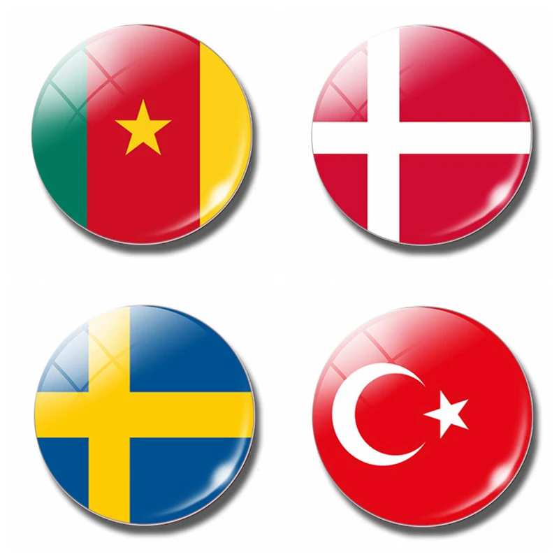 Denmark Cameroon Sweden Turkey Turkey Flag 30 MM Fridge Magnet Glass Dome Magnetic Refrigerator Stickers Note Holder Home Decor
Denmark Cameroon Sweden Turkey Turkey Flag 30 MM Fridge Magnet Glass Dome Magnetic Refrigerator Stickers Note Holder Home Decor