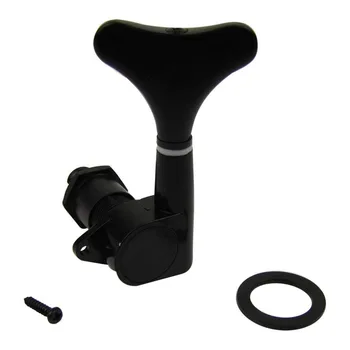 3+3 Sealed Bass Tuning Pegs Keys Machine Head Tuners for Gotoh Style Bass, Black
3+3 Sealed Bass Tuning Pegs Keys Machine Head Tuners for Gotoh Style Bass, Black