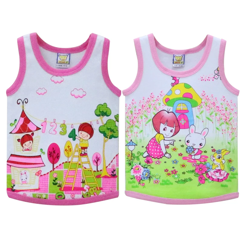 Children Tops for 2-4 years old baby 100% Cotton Sleeveless Shirts O neck soft good quality undershirt girls vest v-tree
Children Tops for 2-4 years old baby 100% Cotton Sleeveless Shirts O neck soft good quality undershirt girls vest v-tree