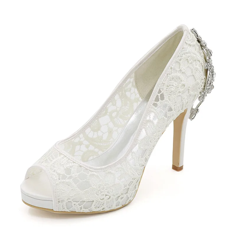 OnnPnnQ High Heels Platform Lace Wedding Shoes for Bride Peep Toe Slip-on Crystals Evening Formal Party Dress Pumps Lady
OnnPnnQ High Heels Platform Lace Wedding Shoes for Bride Peep Toe Slip-on Crystals Evening Formal Party Dress Pumps Lady