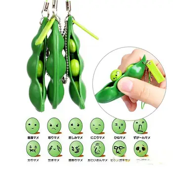 Unlimited Squeeze Toy Peas Shape Toy Boredom Stress Relieving Toy Key Mobile Phone Small Hanging Ornament 12 Kinds of Expression 
Unlimited Squeeze Toy Peas Shape Toy Boredom Stress Relieving Toy Key Mobile Phone Small Hanging Ornament 12 Kinds of Expression