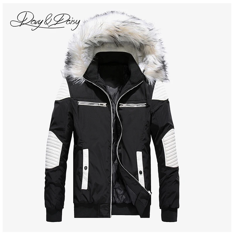 DAVYDAISY 2019 New Men Parkas Man Winter Jacket Thicken Warm Coat Fashion Causal Fur Collar Hooded Jacket Brand Clothes DCT-262
DAVYDAISY 2019 New Men Parkas Man Winter Jacket Thicken Warm Coat Fashion Causal Fur Collar Hooded Jacket Brand Clothes DCT-262