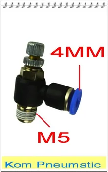 100pcs/lot SL 4mm-M5 Pneumatic 4MM Tube Quick Push In Air Fitting M5 Thread Joint SL4-M5 Air Flow Adjust Speed Controller
100pcs/lot SL 4mm-M5 Pneumatic 4MM Tube Quick Push In Air Fitting M5 Thread Joint SL4-M5 Air Flow Adjust Speed Controller