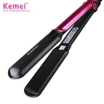 

kemei2113 Negtive Ions Straightening Irons Temperature Ajustable Styling Tools Professional Hair Straightener Rapid Heating