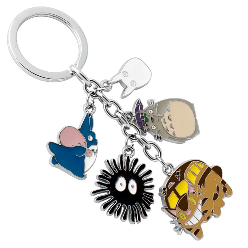 Cute Japanese Anime My Neighbor Totoro Keychain Metal Chinchilla Pendants Key Ring Backpack Key Chains Toy
Cute Japanese Anime My Neighbor Totoro Keychain Metal Chinchilla Pendants Key Ring Backpack Key Chains Toy