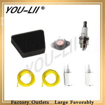 YOULII Primer Bulb Pump with Air Filter Fuel Filter Fuel Line Hose Tube Spark Plug for Poulan Craftman Chainsaw
YOULII Primer Bulb Pump with Air Filter Fuel Filter Fuel Line Hose Tube Spark Plug for Poulan Craftman Chainsaw