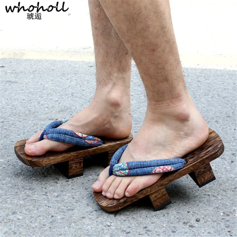 WHOHOLL Original Geta Japanese Wooden Clog Man Women Kimono Shoes Cosplay Costumes Two-teeth Flip Flops Slippers Plus Size 46
WHOHOLL Original Geta Japanese Wooden Clog Man Women Kimono Shoes Cosplay Costumes Two-teeth Flip Flops Slippers Plus Size 46