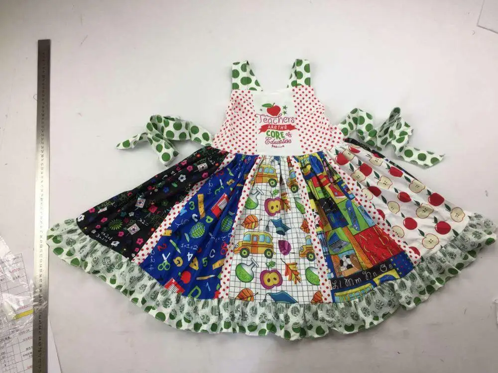 sleeveless Children Twirl Clothing Apple Print Back To School Wholesale Boutique Girl Dress
sleeveless Children Twirl Clothing Apple Print Back To School Wholesale Boutique Girl Dress