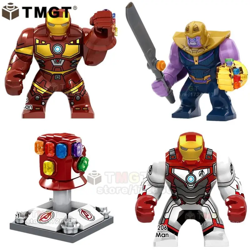 Single Big Infinity Chrome Gauntlet Thanos Iron Man Hulk Venom Green Lantern Building Blocks Children Gift Toys
Single Big Infinity Chrome Gauntlet Thanos Iron Man Hulk Venom Green Lantern Building Blocks Children Gift Toys