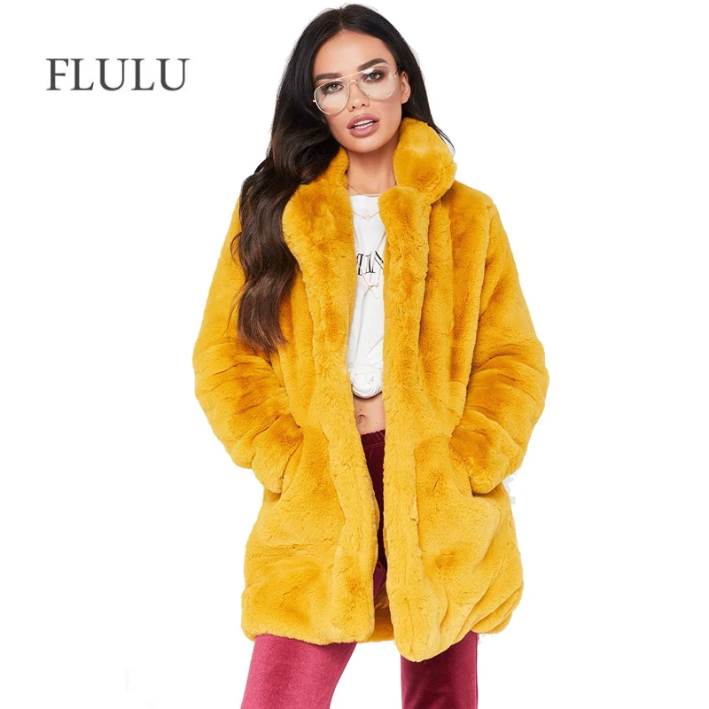 Plus Size Autumn Winter Coat Women 2019 Casual Solid Faux Fur Coat Female Vintage Long Sleeve Coats Fur Jackets casaco feminino
Plus Size Autumn Winter Coat Women 2019 Casual Solid Faux Fur Coat Female Vintage Long Sleeve Coats Fur Jackets casaco feminino