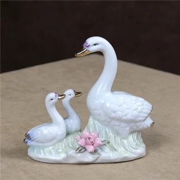 Porcelain Swan Mother Figurine Decorative Ceramic Cygnet Swan Statue Ornament Art and Craft Homesick Accessories Birthday Gift
Porcelain Swan Mother Figurine Decorative Ceramic Cygnet Swan Statue Ornament Art and Craft Homesick Accessories Birthday Gift