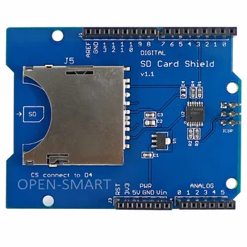 SD / TF Card Shield Expansion Board Memory Shield Module for Arduino 
SD / TF Card Shield Expansion Board Memory Shield Module for Arduino