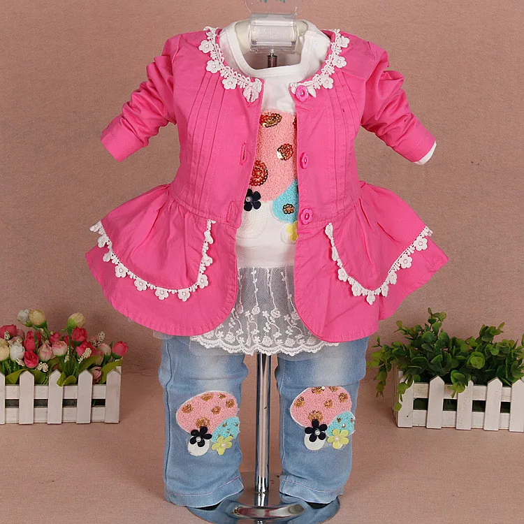 2019 new girls clothes set 3pcs kids set baby girl clothing sets for birthday jacket+t shirt+jeans clothing set
2019 new girls clothes set 3pcs kids set baby girl clothing sets for birthday jacket+t shirt+jeans clothing set