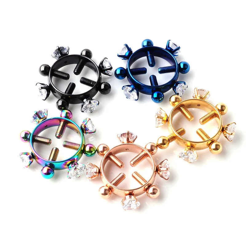 1 pair Non-piercing jewelry Zircon Women Body Piercing Breast Nail Screw Fake Nipple Ring Jewelry Stainless steel piercing
1 pair Non-piercing jewelry Zircon Women Body Piercing Breast Nail Screw Fake Nipple Ring Jewelry Stainless steel piercing