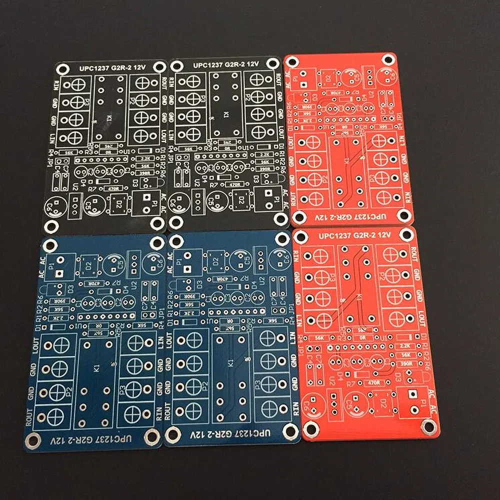 UPC1237 speaker speaker amplifier protection PCB empty board Red / blue / black optional
UPC1237 speaker speaker amplifier protection PCB empty board Red / blue / black optional