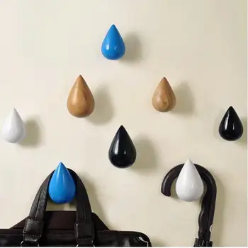 Creative wall hooks decorative wall hook Wooden decorative droplets drops wood coat hooks versatile Raindrops hook
Creative wall hooks decorative wall hook Wooden decorative droplets drops wood coat hooks versatile Raindrops hook