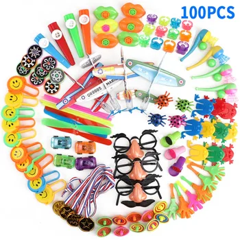 100pcs/ Set Kids Birthday Party Favors Filler Funny Assorted Gift Bulk Toys Set Treasure Box Prizes Pretend Play Groceries Toys
100pcs/ Set Kids Birthday Party Favors Filler Funny Assorted Gift Bulk Toys Set Treasure Box Prizes Pretend Play Groceries Toys