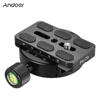 Andoer KZ-40 Universal Tripod Head Disc Clamp Adapter w/ PU-70 Quick Release Plate Compatible for Arca Swiss Aluminum Alloy
Andoer KZ-40 Universal Tripod Head Disc Clamp Adapter w/ PU-70 Quick Release Plate Compatible for Arca Swiss Aluminum Alloy