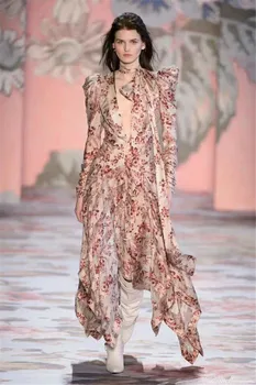 New Arrival Flowers Printed Long Dress 2019 Early Autumn Fashion Long Sleeve Colorful Spliced A-line High Quality Women Dress
New Arrival Flowers Printed Long Dress 2019 Early Autumn Fashion Long Sleeve Colorful Spliced A-line High Quality Women Dress