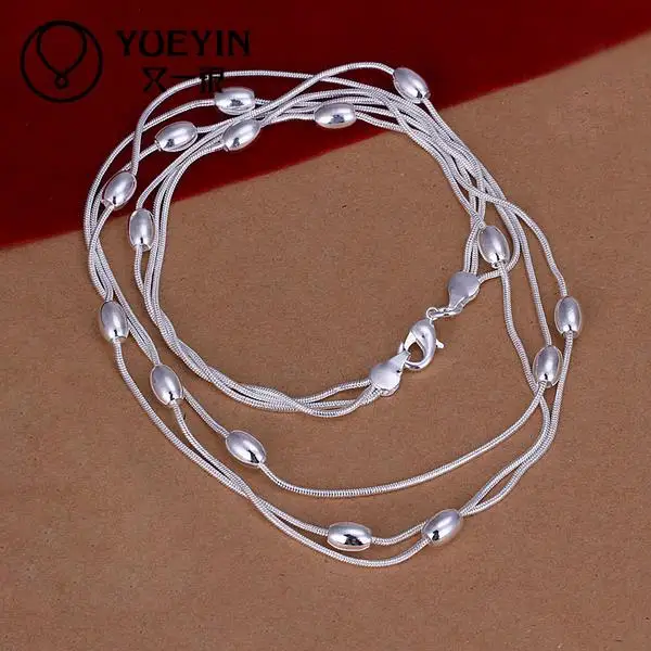 3mm 18inches Rope Chain New Arrive Hot Sale Silver Plated Long Chain Women Men Necklace Jewelry for Pendant N214
3mm 18inches Rope Chain New Arrive Hot Sale Silver Plated Long Chain Women Men Necklace Jewelry for Pendant N214