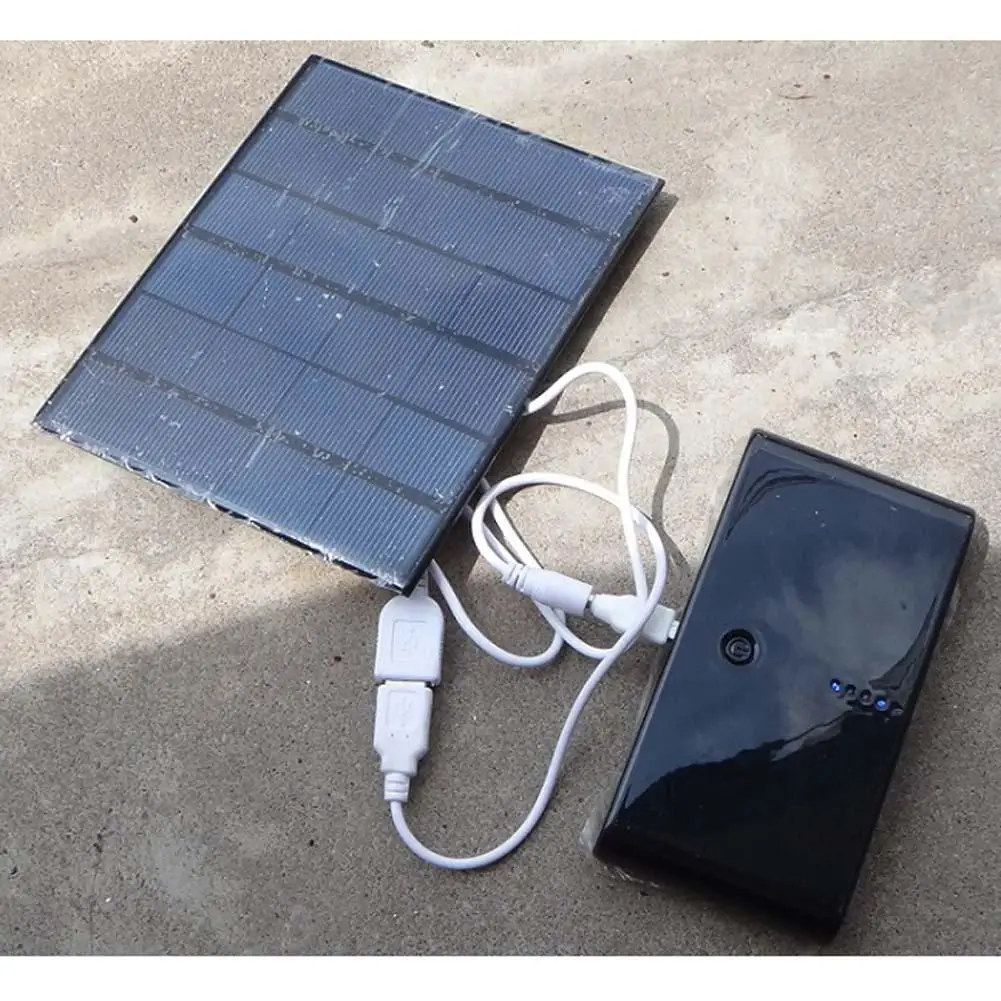6V 3.5W USB Solar Charger Panel Outdoor Travel Portable Power Bank with USB Interface for iPhone 7 For Mobile Phone Tablet
6V 3.5W USB Solar Charger Panel Outdoor Travel Portable Power Bank with USB Interface for iPhone 7 For Mobile Phone Tablet