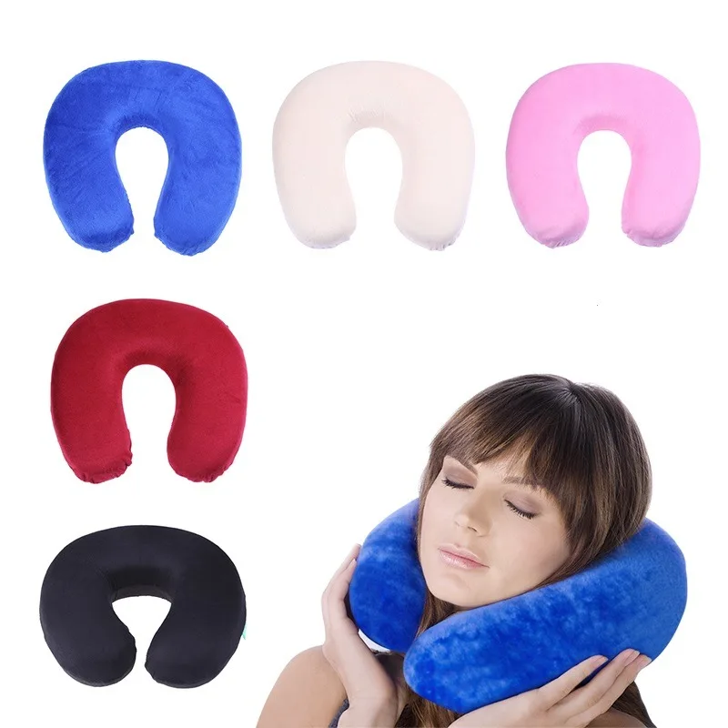 Soft U Shaped Slow Rebound Memory Foam Pillow Travel Neck Pillow for Office Flight Traveling Cotton Pillows Head Rest Cushion 
Soft U Shaped Slow Rebound Memory Foam Pillow Travel Neck Pillow for Office Flight Traveling Cotton Pillows Head Rest Cushion