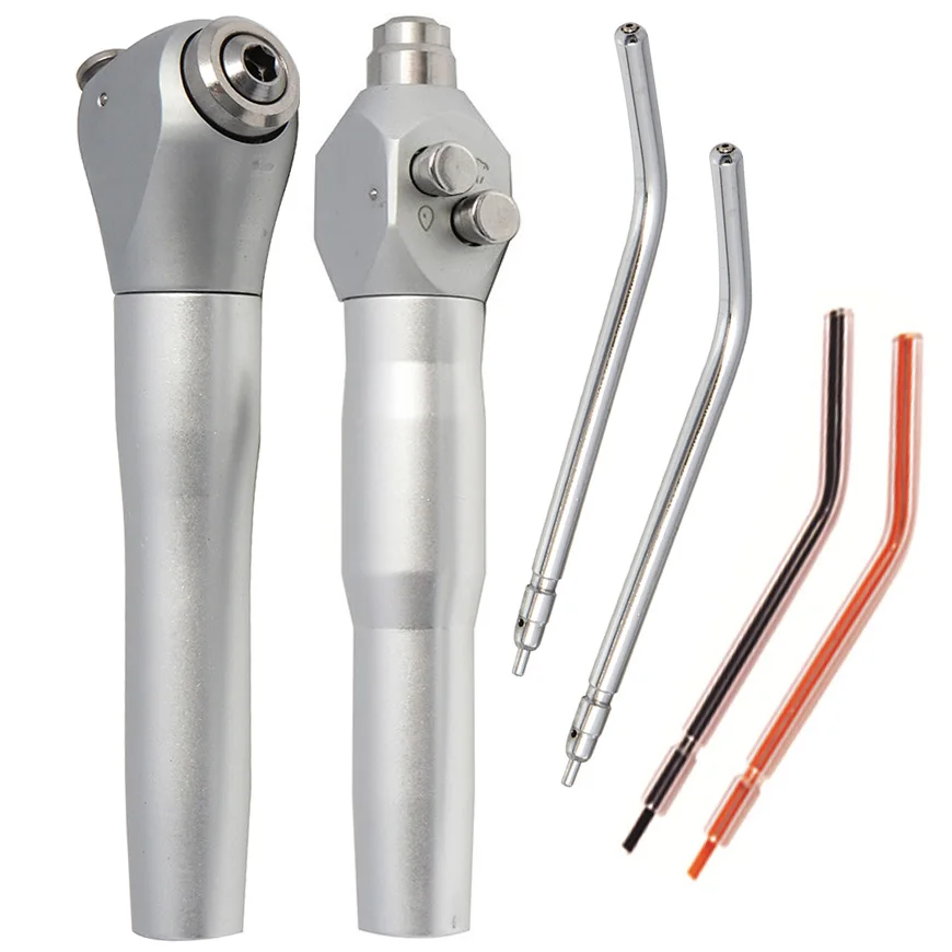 Dental Syringe Triple Air Water Syringe with Two Nozzles Tips 3 Way Straight Syringe Tube for Dental Unit Chair
Dental Syringe Triple Air Water Syringe with Two Nozzles Tips 3 Way Straight Syringe Tube for Dental Unit Chair