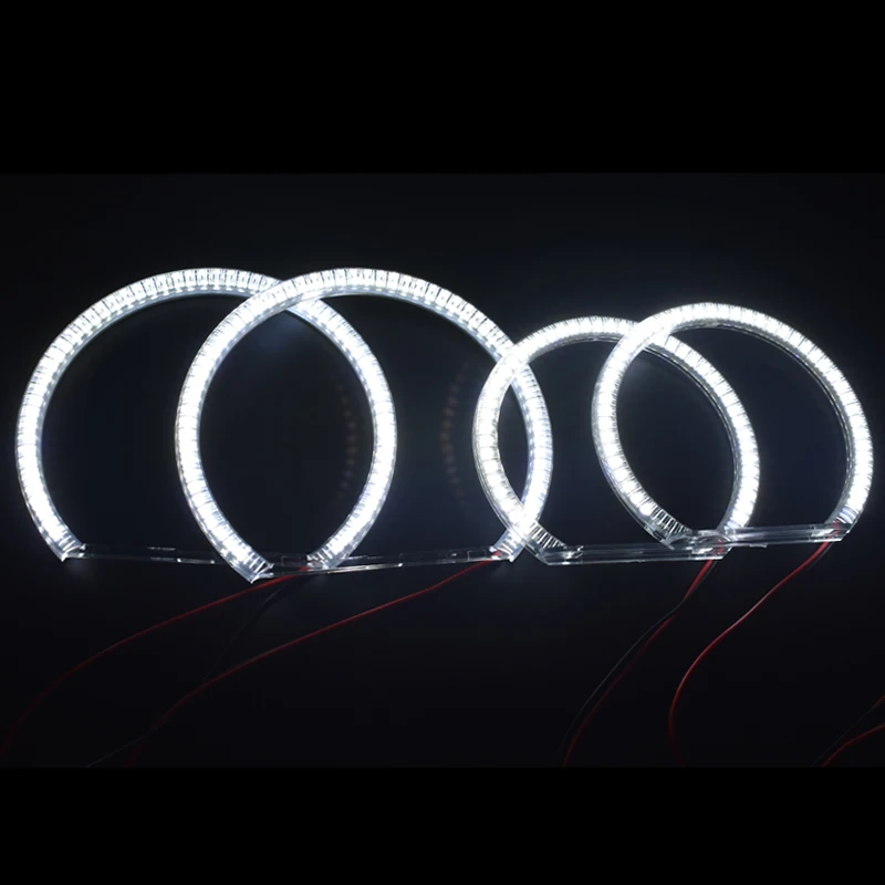 1SET E46 Compact(2000-2010) E83/X3 SMD LED Angel Eyes Car Auto Halo Rings Cotton Lights for BMW Headlights 2x (131mm+106mm)DRL 
1SET E46 Compact(2000-2010) E83/X3 SMD LED Angel Eyes Car Auto Halo Rings Cotton Lights for BMW Headlights 2x (131mm+106mm)DRL