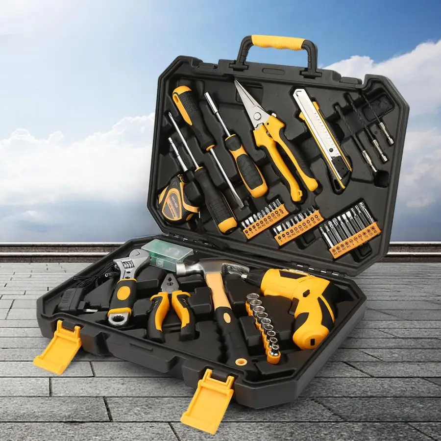 220V Drill Household Tool Kit Home Repair Electric Screwdriver Combination Tool Set CN Plug Electric Screw Driver Battery
220V Drill Household Tool Kit Home Repair Electric Screwdriver Combination Tool Set CN Plug Electric Screw Driver Battery