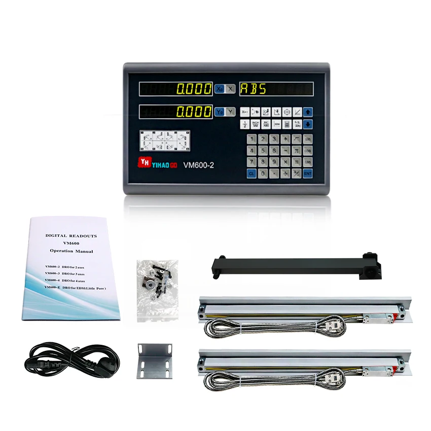 X Y Axis Digital Readout Set/Kit for Lathe Machines Dro + 2pcs 5U Linear Encoder 400 500 600 700 800 900 1000mm Free Shipping
X Y Axis Digital Readout Set/Kit for Lathe Machines Dro + 2pcs 5U Linear Encoder 400 500 600 700 800 900 1000mm Free Shipping