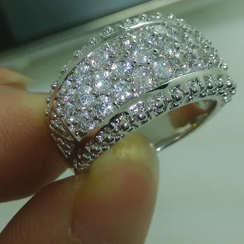 choucong Sparkling Jewelry 10KT Gold Filled White Stone 5A Zircon stone Band Wedding Ring Sz 5-11 Free shipping Gift
choucong Sparkling Jewelry 10KT Gold Filled White Stone 5A Zircon stone Band Wedding Ring Sz 5-11 Free shipping Gift
