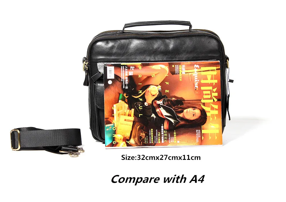 Oil wax leather Briefcase (2)