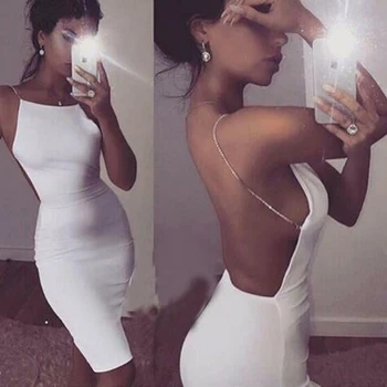 2017 new style sexy spaghetti strap bandage dress beige black white women backless bodycon sleeveless evening party vestidos
2017 new style sexy spaghetti strap bandage dress beige black white women backless bodycon sleeveless evening party vestidos