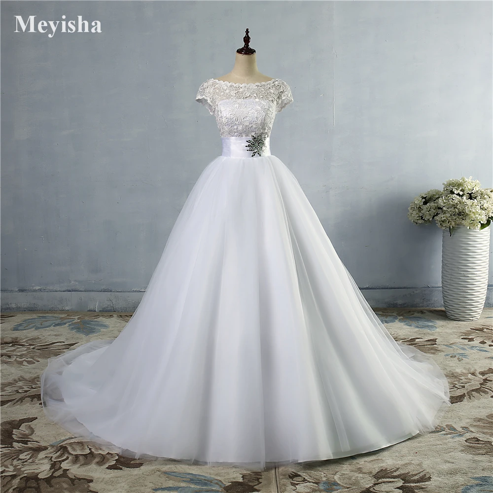 ZJ9033 Cap Sleeves Wedding Dresses With Brush Train Bridal Gowns Dress For Brides With Plus Size Free Shipping
ZJ9033 Cap Sleeves Wedding Dresses With Brush Train Bridal Gowns Dress For Brides With Plus Size Free Shipping