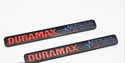 2 New BLACK & RED Duramax Diesel Allison EFI LIVE 2500HD 3500HD Truck Badges Emblems
2 New BLACK & RED Duramax Diesel Allison EFI LIVE 2500HD 3500HD Truck Badges Emblems