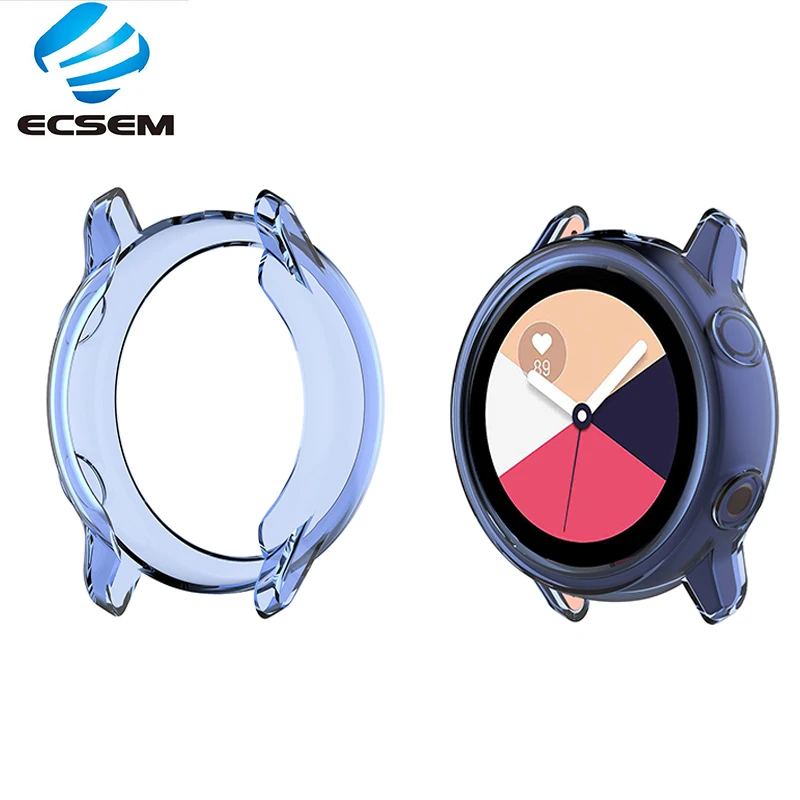 ECSEM Protective case for Samsung Galaxy watch active 40mm cover shell TPU Protector transparent fashion case
ECSEM Protective case for Samsung Galaxy watch active 40mm cover shell TPU Protector transparent fashion case