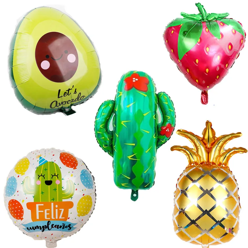 Fruit Pineapple Avocado Foil Balloon Cactus Ballon Happy Birthday Wedding Decoration Balloons Holiday Festival Supplies Kids Toy
Fruit Pineapple Avocado Foil Balloon Cactus Ballon Happy Birthday Wedding Decoration Balloons Holiday Festival Supplies Kids Toy