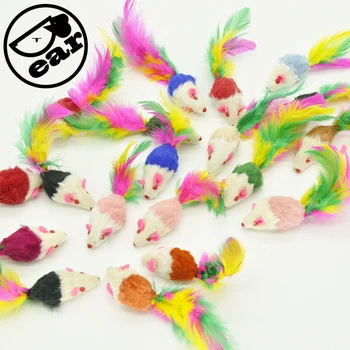 20pcs/lot False Mouse Pet Cat Toys Mini Playing Toys with Colorful Feather Pet Cat Feather Mouse Toys
20pcs/lot False Mouse Pet Cat Toys Mini Playing Toys with Colorful Feather Pet Cat Feather Mouse Toys