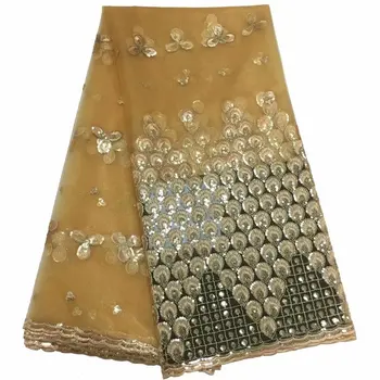 Nigerian Lace Fabrics in sequines Dress Material yellow gold silver sequin fabric 2019 high quality African sequin mesh fabric
Nigerian Lace Fabrics in sequines Dress Material yellow gold silver sequin fabric 2019 high quality African sequin mesh fabric