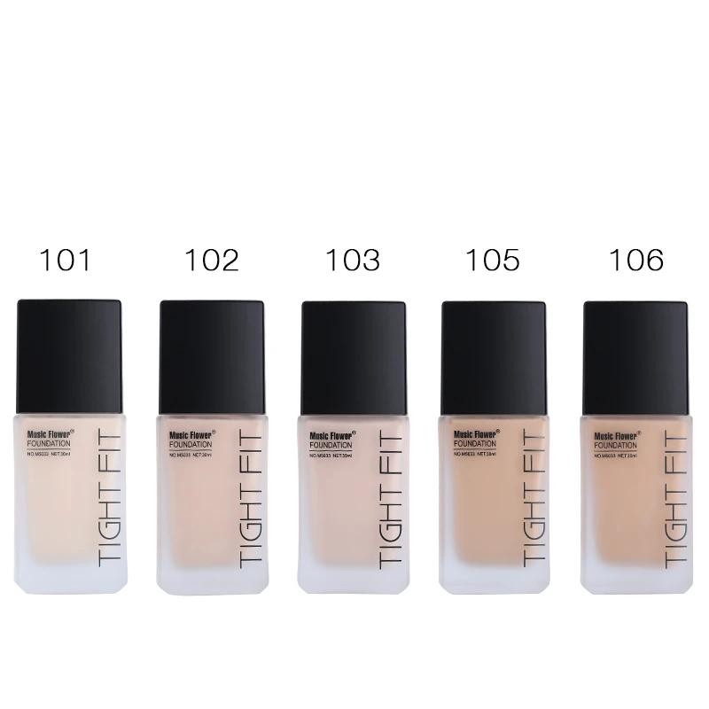 Music-Flower-Brand-Facial-Base-Tight-Fit-Makeup-Face-Foundation-Oil-control-Brighten-Cheek-Concealer-Pores_