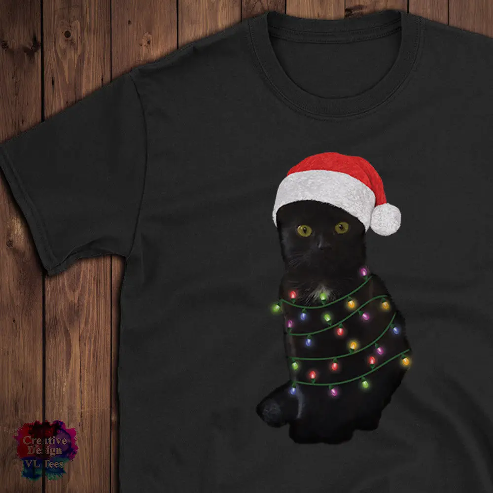 Black Cat tshirt christmas light Birthday t shirt gift Men Women kid TShirtCartoon t shirt men Unisex New Fashion tshirt
Black Cat tshirt christmas light Birthday t shirt gift Men Women kid TShirtCartoon t shirt men Unisex New Fashion tshirt