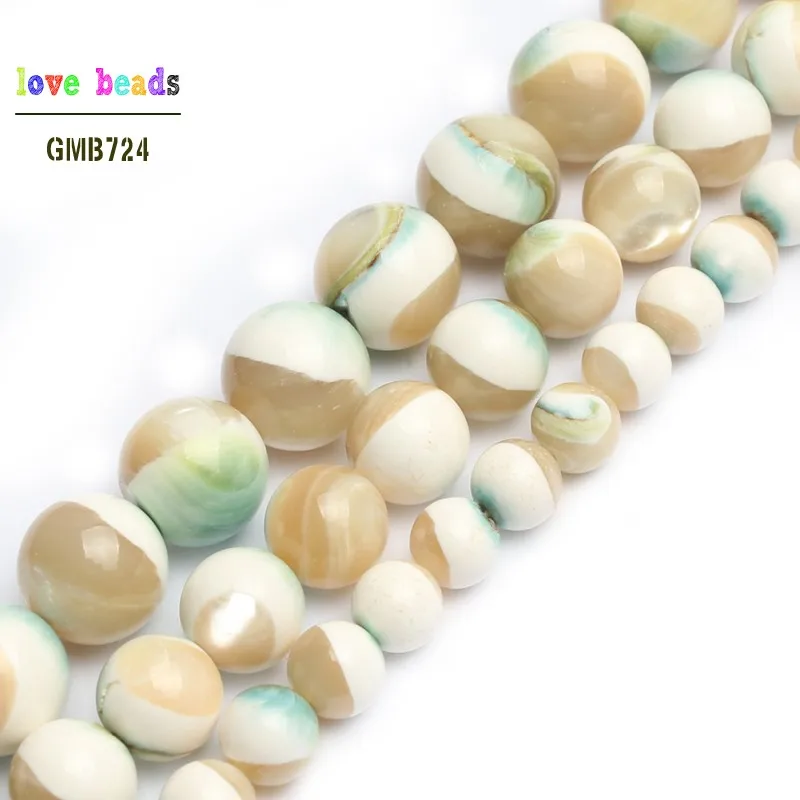 Natural Luminous Shell Stone Round Beads For Jewelry Making DIY Bracelet Necklace 6/8/10mm 15inches/strand
Natural Luminous Shell Stone Round Beads For Jewelry Making DIY Bracelet Necklace 6/8/10mm 15inches/strand