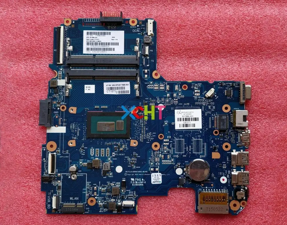 for HP 240 G4 817886-501 817886-001 817886-601 w i3-4005U CPU 6050A2730001-MB-A01 Laptop Motherboard Mainboard Tested 
for HP 240 G4 817886-501 817886-001 817886-601 w i3-4005U CPU 6050A2730001-MB-A01 Laptop Motherboard Mainboard Tested