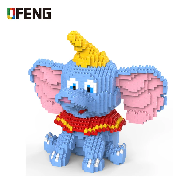 HC Mini Blocks Cartoon Elephant Model Building Bricks Cute Brinquedos Educational Toys for Children Gifts 1022
HC Mini Blocks Cartoon Elephant Model Building Bricks Cute Brinquedos Educational Toys for Children Gifts 1022