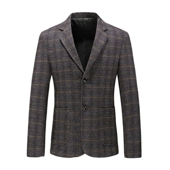 2019 Autumn Striped Plaid Suit Jacket mens Business Casual men suit jacket Slim Fit mens blazer coats
2019 Autumn Striped Plaid Suit Jacket mens Business Casual men suit jacket Slim Fit mens blazer coats