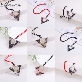 EUEAVAN 10pcs Chunky Triangle Square Geometric Pendant Necklace Acrylic Acetic Acid Sheet Jewelry Gift For Women Mother 
EUEAVAN 10pcs Chunky Triangle Square Geometric Pendant Necklace Acrylic Acetic Acid Sheet Jewelry Gift For Women Mother