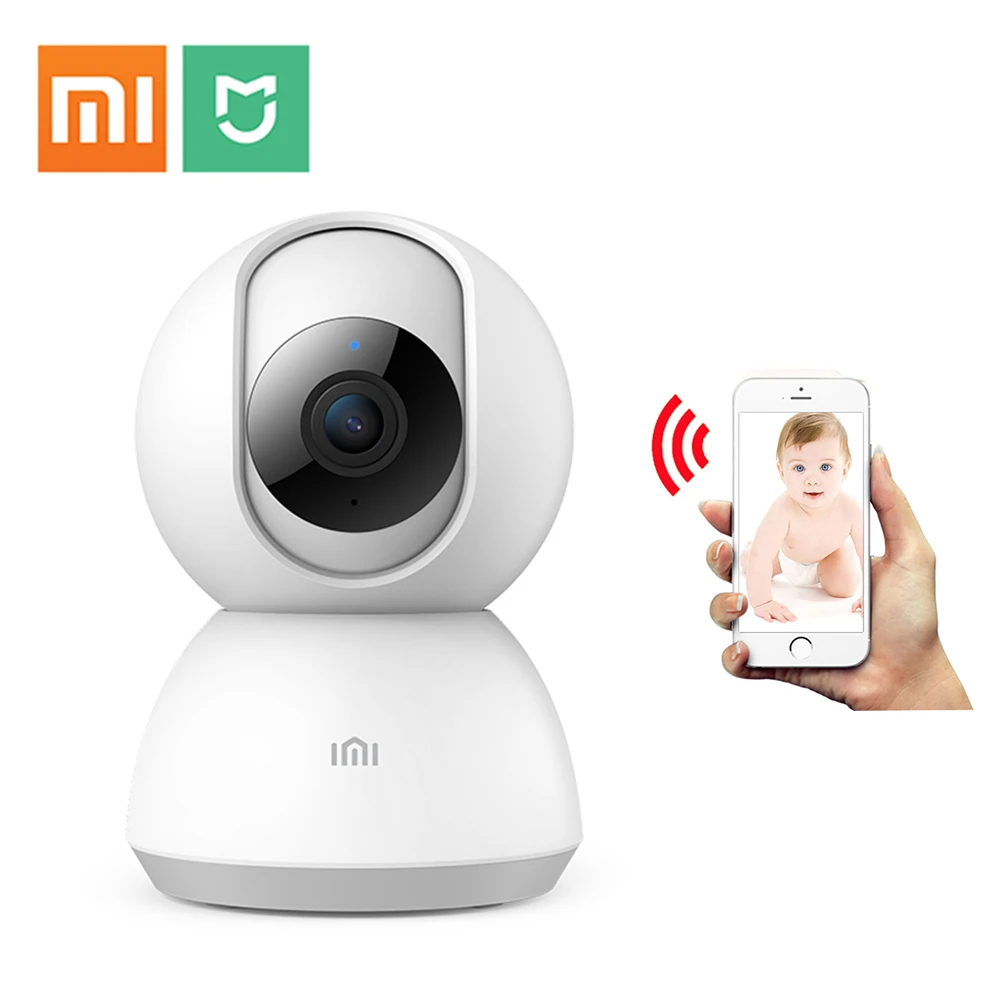 

Updated Version Xiaomi Mijia Smart IP Camera 1080P WiFi Pan-tilt Night Vision 360 Degree View Motion Detection Security Monitor