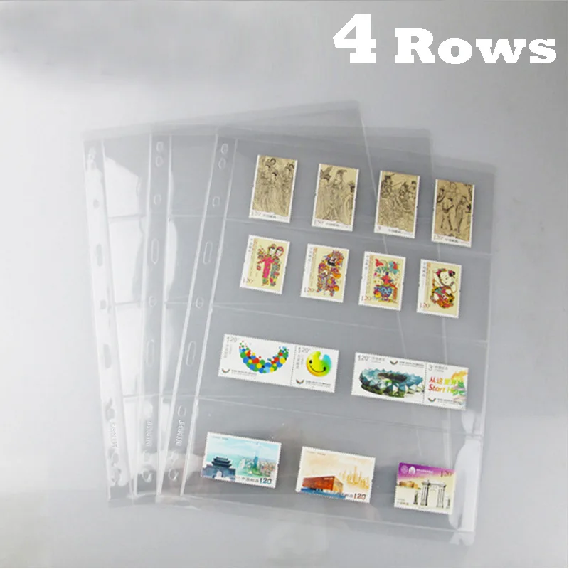 Quality 4 Rows 10PCS Transparent Loose Leaf Postage Stamp Album Sheets Product Display Standard 9 holes PCCB /MINGT
Quality 4 Rows 10PCS Transparent Loose Leaf Postage Stamp Album Sheets Product Display Standard 9 holes PCCB /MINGT