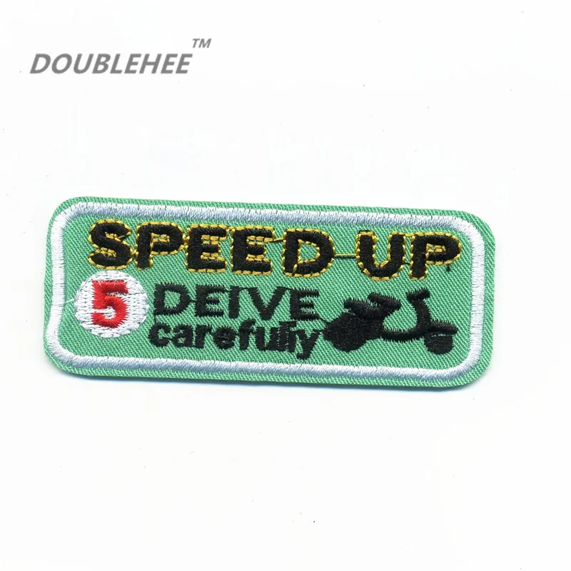 DOUBLEHEE 6cm*4.2cm Embroidered Iron On Patches Letters Motor Game Speed up Square badge Delicate Embroidery Patch Badges
DOUBLEHEE 6cm*4.2cm Embroidered Iron On Patches Letters Motor Game Speed up Square badge Delicate Embroidery Patch Badges