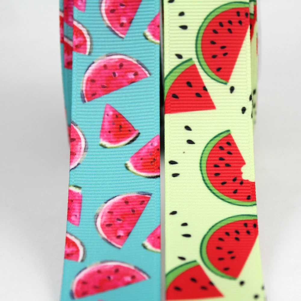 Summer fruit watermelon printed grosgrain ribbon 22mm 25mm 38mm 75mm 25 yards wedding decorative ribbons DIY craft webbing
Summer fruit watermelon printed grosgrain ribbon 22mm 25mm 38mm 75mm 25 yards wedding decorative ribbons DIY craft webbing